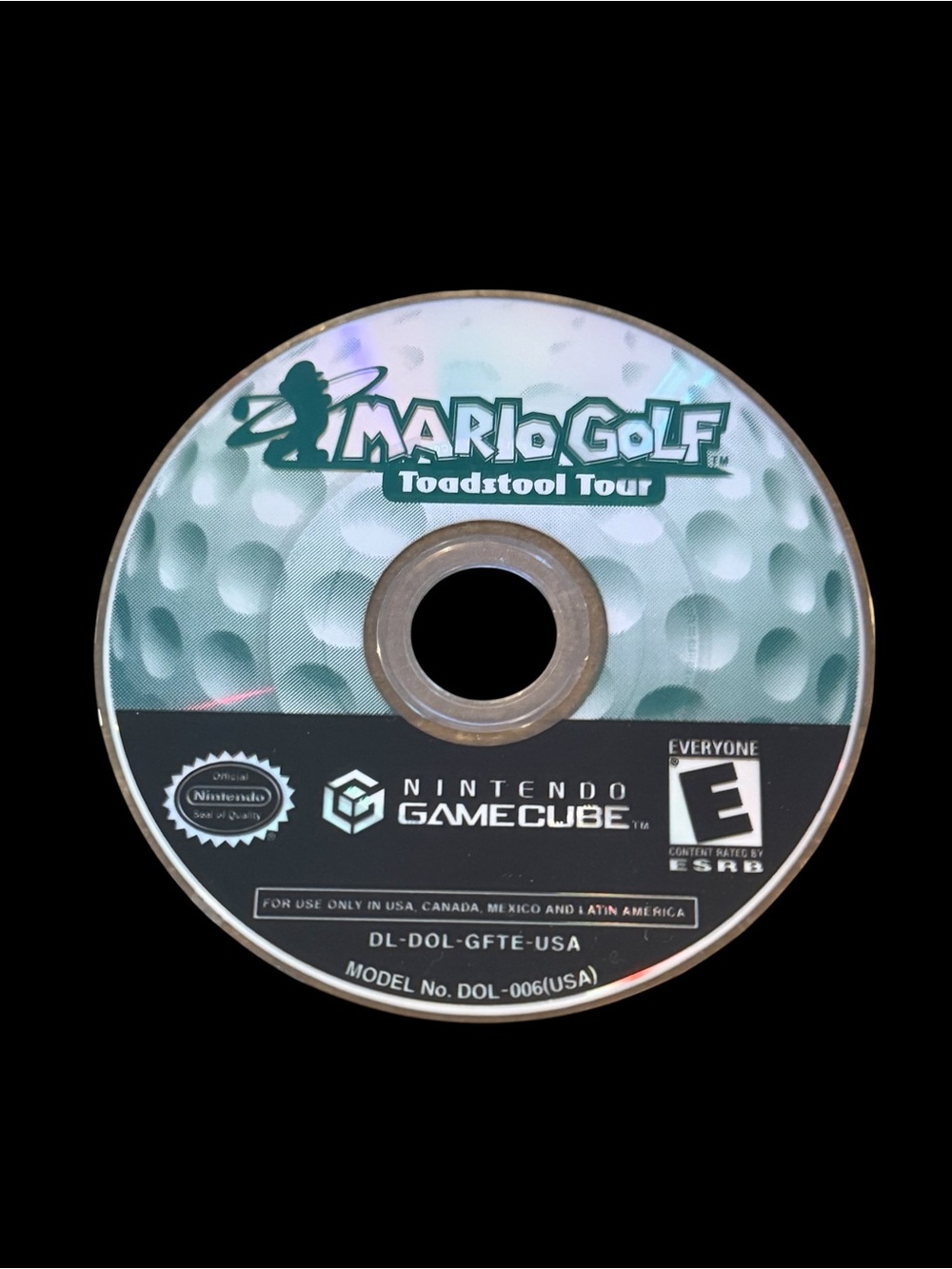 Nintendo Game Cube Mario Golf Toadstool Tour video game
